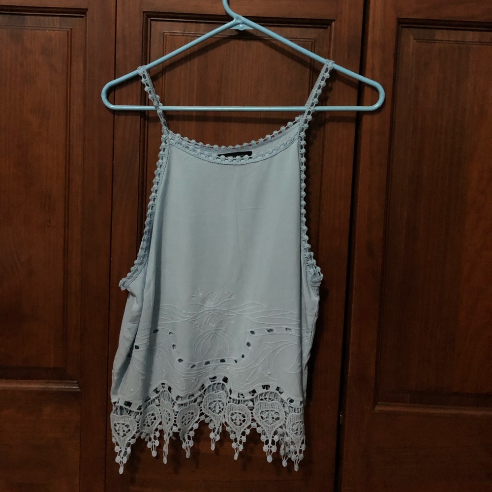 Blue Kendall & Kylie Tank Top